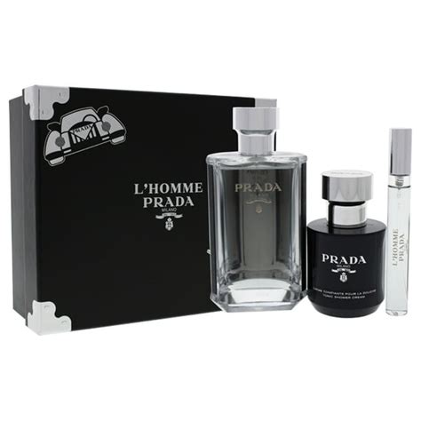 prada perfume gift sets|prada l'homme gift set.